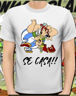 Camiseta personalizada Asterix y Obelix para despedidas de soltero y soltera